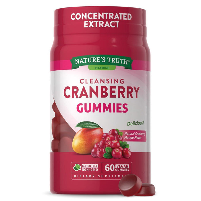 Nature's Truth Cranberry, Cleansing, Gummies, Natural Cranberry Mango Flavor by Pasteur Pharmacy