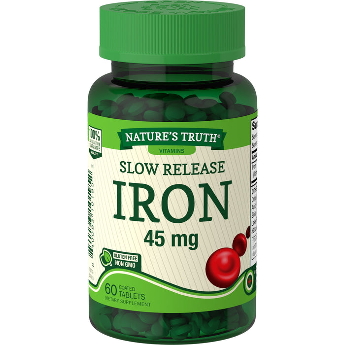 Nature's Truth Slow Release Tablets 45 Mg Iron by Pasteur Pharmacy