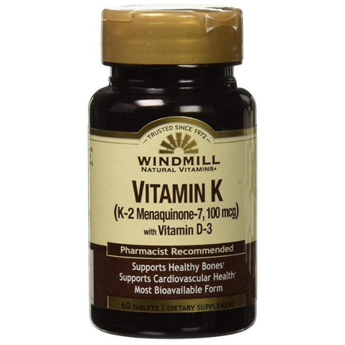 Windmill Natural Vitamins Vitamin K Tablets by Pasteur Pharmacy