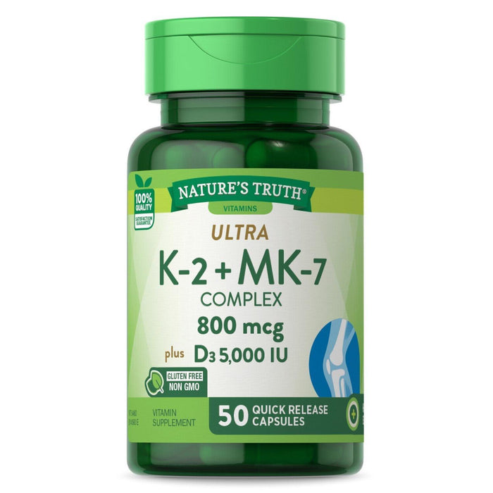 Nature's Truth Ultra Vitamin K-2 100 Mcg by Pasteur Pharmacy