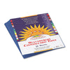 Prang SunWorks Construction Paper, 50 lb Text Weight, 9 x 12, Blue, 50/Pack