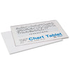 Pacon Chart Tablets, Presentation Format (1.5" Rule), 24 x 16, White, 25 Sheets