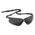 KleenGuard Nemesis Safety Glasses, Gun Metal Frame, Smoke Lens, 12/Box