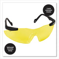 Smith & Wesson Magnum 3G Safety Eyewear, Black Frame, Yellow/Amber Lens, 12/Box
