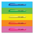 BIC Brite Liner Highlighter, Fluorescent Yellow Ink, Chisel Tip, Yellow/Black Barrel, Dozen