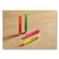 BIC Brite Liner Tank-Style Highlighter, Fluorescent Yellow Ink, Chisel Tip, Yellow/Black Barrel, Dozen