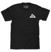 Coors Light Cold as the Rockies Left Chest Front and Back Print T-Shirt - Black