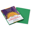 Prang SunWorks Construction Paper, 50 lb Text Weight, 9 x 12, Holiday Green, 50/Pack