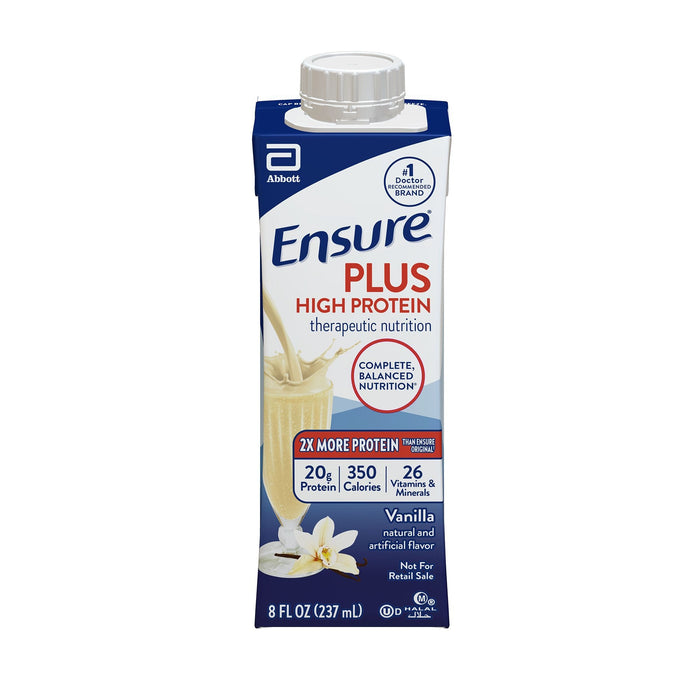 Abbott Nutrition Oral Supplement Ensure Plus High Protein Vanilla Flavor Ready To Use 8 Oz. Re by Pasteur Pharmacy