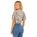 Free People Call Me Later Printed Bodysuit - Sweet Combo - Small by Vanessa Jane