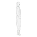 KleenGuard A20 Breathable Particle Protection Coveralls, Elastic Back, Hood and Boots, Large, White, 24/Carton