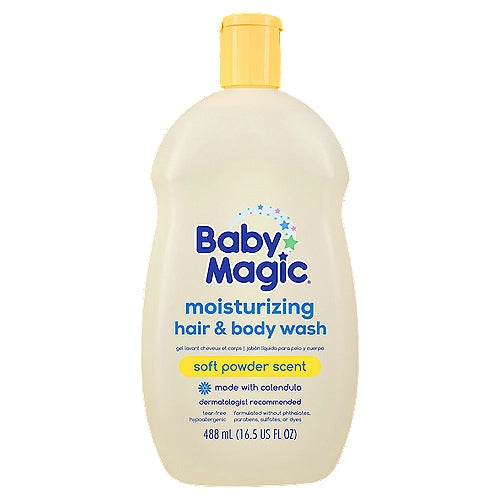 Baby Magic Soft Powder Scent Moisturizing Hair & Body Wash, 16.5 Fl Oz by Pasteur Pharmacy