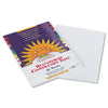 Prang SunWorks Construction Paper, 50 lb Text Weight, 9 x 12, White, 50/Pack
