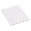Prang SunWorks Construction Paper, 50 lb Text Weight, 18 x 24, White, 50/Pack