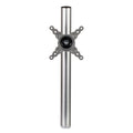 Fellowes Lotus Single Monitor Arm Kit, For 26" Monitors, 180 Degree Rotation, 180 Degree Pan, Silver, Supports 17 lb