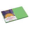 Prang SunWorks Construction Paper, 50 lb Text Weight, 12 x 18, Bright Green, 50/Pack
