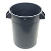 Impact Gator Plus Container, Round, Plastic, 32 gal, Gray