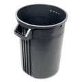 Impact Gator Plus Container, Round, Plastic, 32 gal, Gray