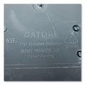 Impact Gator Plus Container, Round, Plastic, 32 gal, Gray