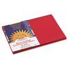 Prang SunWorks Construction Paper, 50 lb Text Weight, 12 x 18, Holiday Red, 50/Pack
