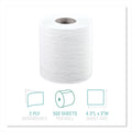 Windsoft Bath Tissue, Septic Safe, Individually Wrapped Rolls, 2-Ply, White, 500 Sheets/Roll, 48 Rolls/Carton