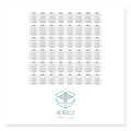 Windsoft Bath Tissue, Septic Safe, Individually Wrapped Rolls, 2-Ply, White, 500 Sheets/Roll, 48 Rolls/Carton