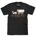 The Oregon Trail Shirt Video Game Logo T-Shirt - Black by Tee Luv