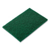 AmerCareRoyal Medium-Duty Scouring Pad, 6 x 9, Green, 10 Pads/Pack, 6 Packs/Carton