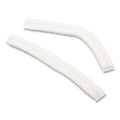 AmerCareRoyal Latex-Free Operating Room Cap, Pleated, Polypropylene, 21", White, 100 Caps/Pack, 10 Packs/Carton