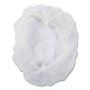 AmerCareRoyal Latex-Free Operating Room Cap, Pleated, Polypropylene, 21", White, 100 Caps/Pack, 10 Packs/Carton