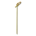 AmerCareRoyal Knotted Bamboo Pick, Olive Green, 4", 1000/Carton