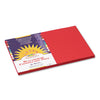Prang SunWorks Construction Paper, 50 lb Text Weight, 12 x 18, Red, 50/Pack