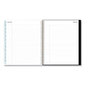 Blue Sky Baccara Dark Monthly Planner, Baccara Dark Floral Artwork, 10 x 8, Gray/Black/Gold Cover, 2023