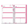 Blue Sky Breast Cancer Awareness Create-Your-Own Cover Weekly/Monthly Planner, Orchid Artwork, 8 x 5, 12-Month (Jan-Dec): 2023