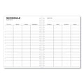 Universal Monthly Planner, 11 x 8, Black Cover, 14-Month, Dec 2022 through Jan 2024