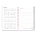 Blue Sky Joselyn Weekly/Monthly Planner, Joselyn Floral Artwork, 8 x 5, Pink/Peach/Black Cover, 12-Month (Jan to Dec): 2023
