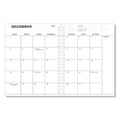 Universal Weekly Planner, 11 x 8, Black Cover, 14-Month, Dec 2022 through Jan 2024