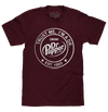 Dr Pepper Trust Me I'm A Dr Est 1885 Soda Pop Logo T-Shirt - Burgundy