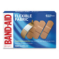 BAND-AID Flexible Fabric Adhesive Bandages, 1 x 3, 100/Box