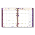 Blue Sky Gili Weekly/Monthly Planner, Gili Jewel Tone Artwork, 11 x 8.5, Plum Cover, 12-Month (Jan to Dec): 2023