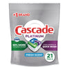 Cascade ActionPacs, Fresh Scent, 11.7 oz Bag, 21/Pack, 5 Packs/Carton