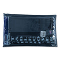 Tablemate Table Set Rectangular Table Covers, Heavyweight Plastic, 54" x 108", Black, 6/Pack