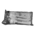 Tablemate Table Set Plastic Serving Forks and Spoons, White, 24 Forks, 24 Spoons per Pack