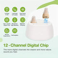 Rechargeable Hearing Aids – Invisible In-Ear, Noise Reduction, Volume Control by DailySale
