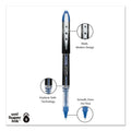 uniball VISION ELITE Roller Ball Pen, Stick, Micro 0.5 mm, Assorted Ink Colors, Black Barrel