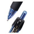 uniball Power Tank RT Ballpoint Pen, Retractable, Bold 1 mm, Blue Ink, Translucent Blue Barrel, Dozen