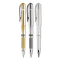 uniball Impact Bold Gel Pen, Stick, Bold 1 mm, Assorted Marvelous Metallics Ink and Barrel Colors, 3/Pack
