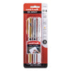 uniball Impact Bold Gel Pen, Stick, Bold 1 mm, Assorted Marvelous Metallics Ink and Barrel Colors, 3/Pack