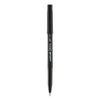 uniball ONYX Roller Ball Pen, Stick, Micro 0.5 mm, Black Ink, Black Matte Barrel, Dozen