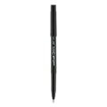 uniball ONYX Roller Ball Pen, Stick, Micro 0.5 mm, Black Ink, Black Matte Barrel, Dozen
